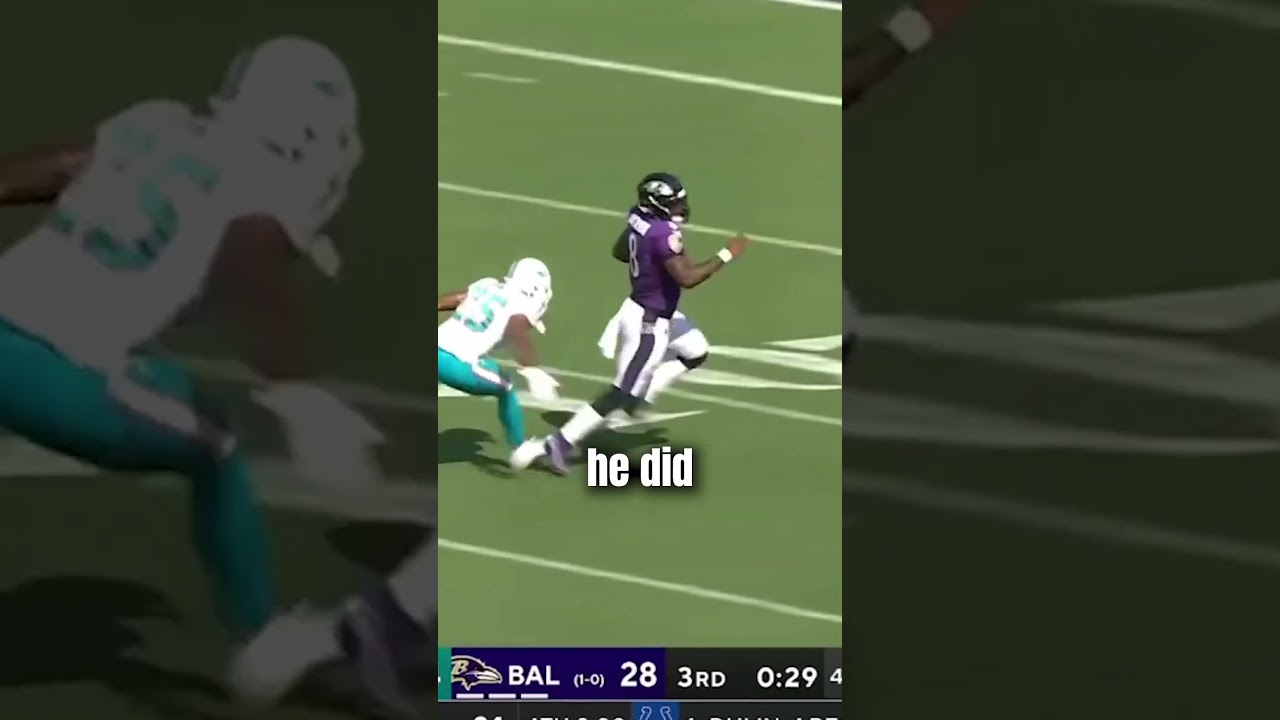 Lamar Jackson is To Fast!