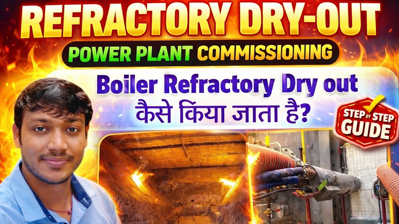 REFRACTORY DRY OUT | Refractory Dry Out Procedure in Boiler