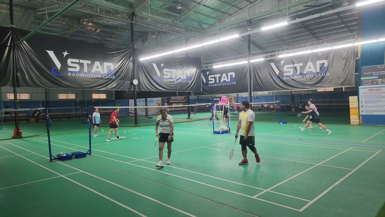 1703 Mix  [CLVK ]🤾‍♂️ C Lý / Ngoan🏸 C Điệp kìa / Vy - HAPTHY Badminton - Sân Cầu lông Vstar