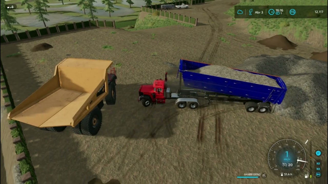 No outro lado do condomínio FS22 mapa YUKON VALLEY 