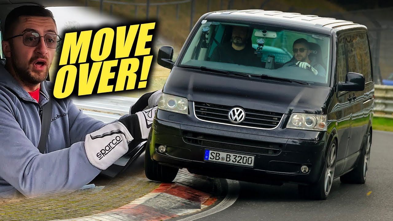 UPSETTING SUPERCARS in VW T5 V6 R32! // N&uuml;rburgring