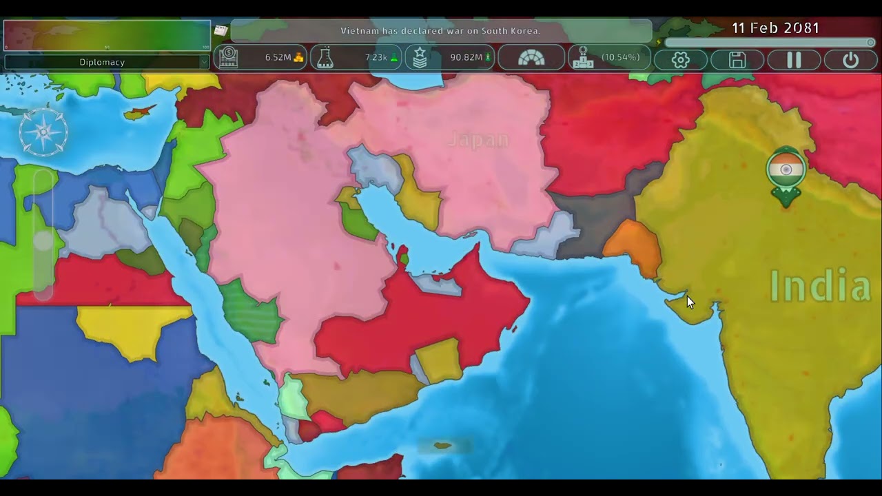 Making an empire for Brazil in dummynation (voice on)