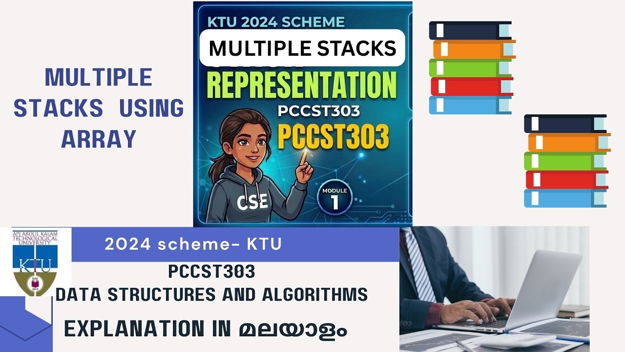 Multiple Stacks-PCCST303-DSA (KTU-2024 scheme)