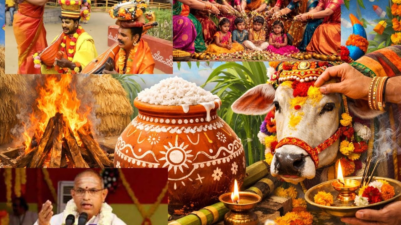 సంక్రాంతి విశిష్టత|భోగి , సంక్రాంతి,కనుమ,భోగిపడ్లు ఎందుకు? చాగంటి వారి మాటల్లో 🙏