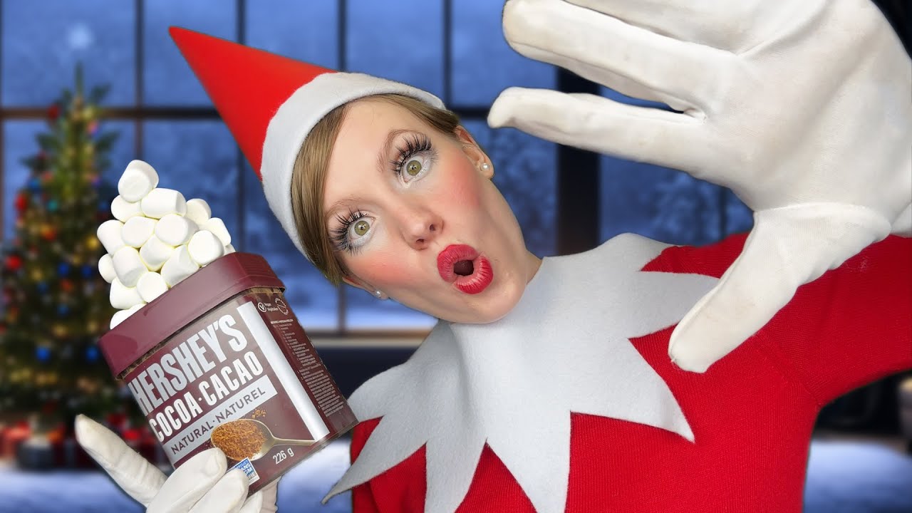 ASMR Elf on the Shelf gives you a makeover 🎄🤪💋 (Santa wants to kidnap you)