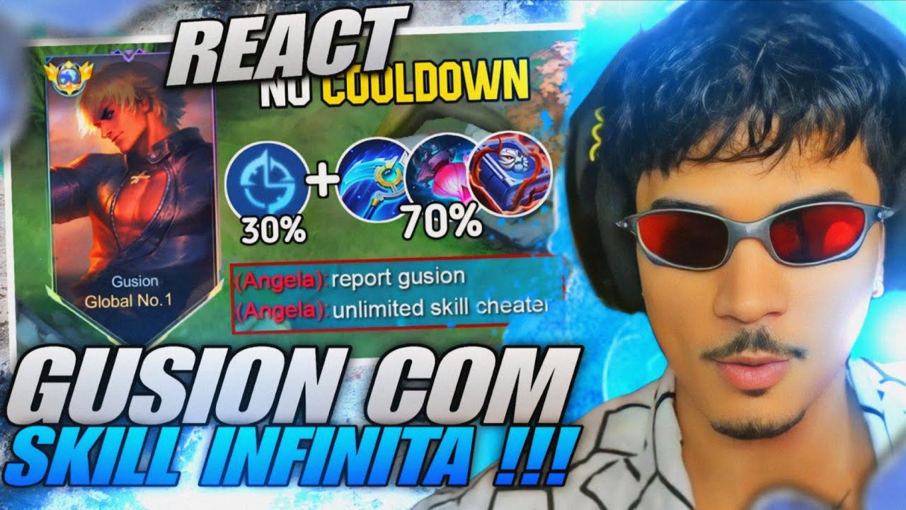 GUSION COM SKILL INFINITA? Veja ESSA BUILD ABSURDA!