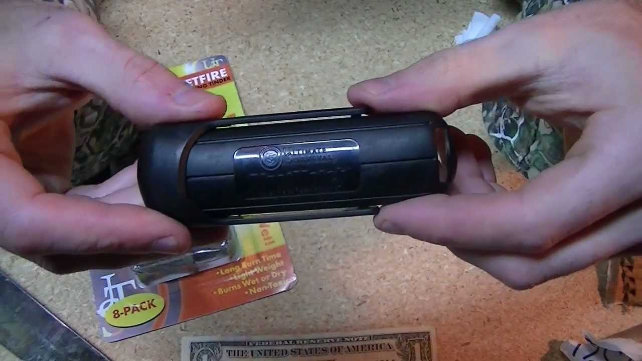 Ultimate Survival Technologies Blastmatch Fire Starter Review (HD)