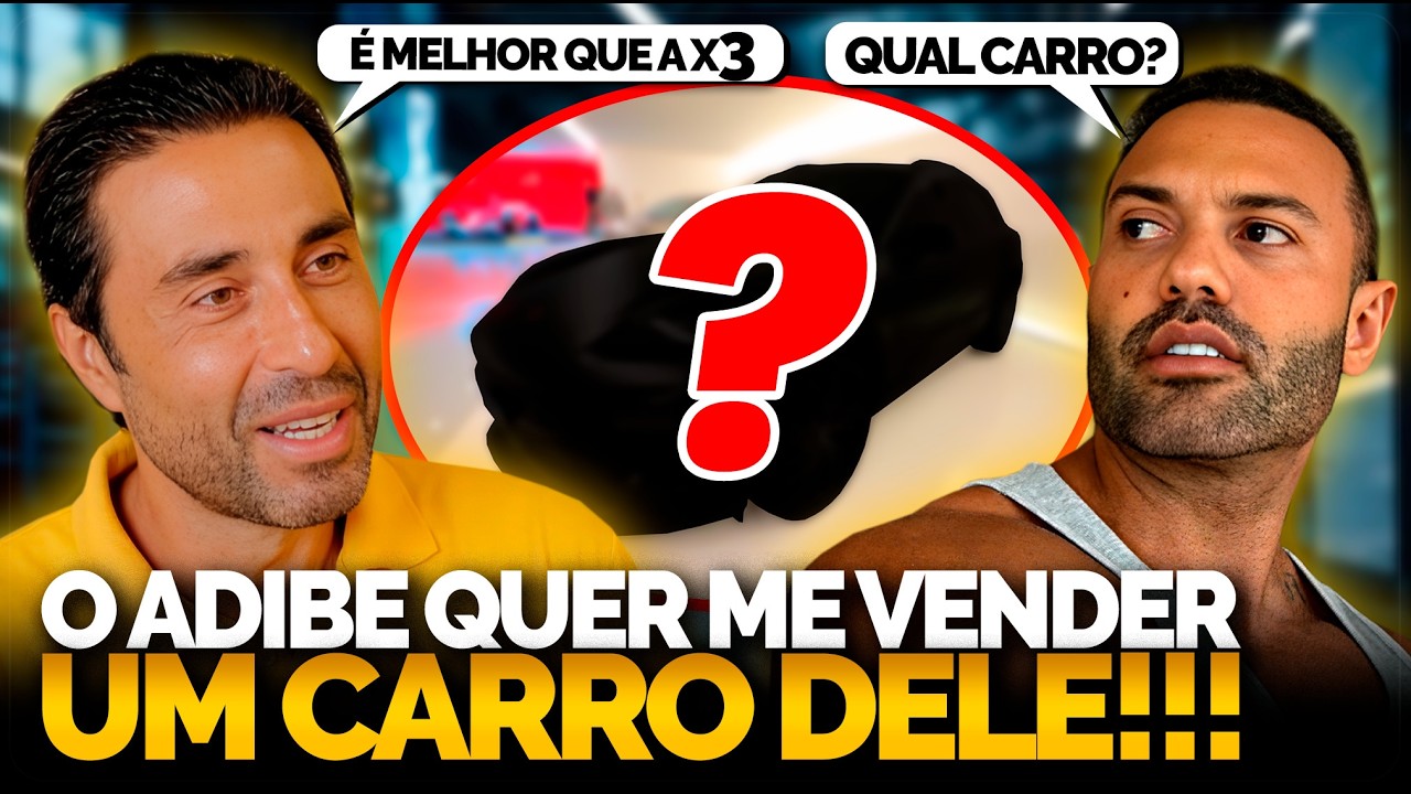 FUI VER QUANTO VALE O CARRO DO ADIBE, RODAS NOVAS E ATÉ IMPLANTE CAPILAR DEPOIS DISSO 🚗