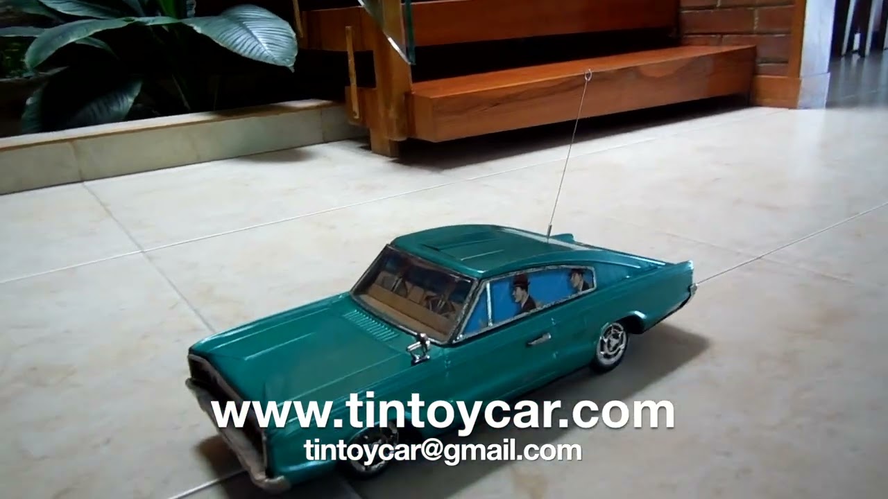 Dodge Charger 1966 Roof O Matic Japan 60's.  Compro Juguetes Antiguos de Hojalata.
