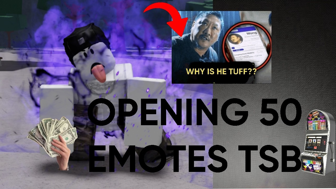 OPENING 50 EMOTES IN THE STRONGEST BATTLE GROUNDS LETS GOO
