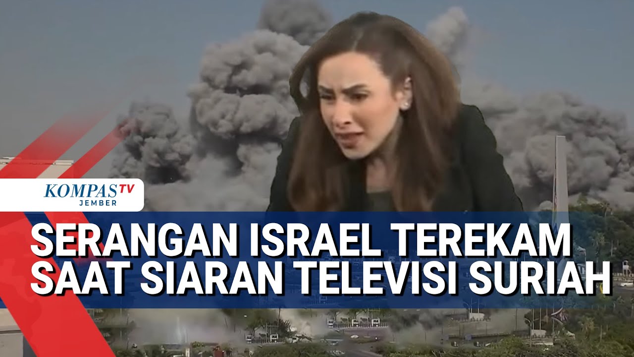 Israel Serang Damaskus, Siaran Langsung TV Suriah Berubah Jadi Kepanikan