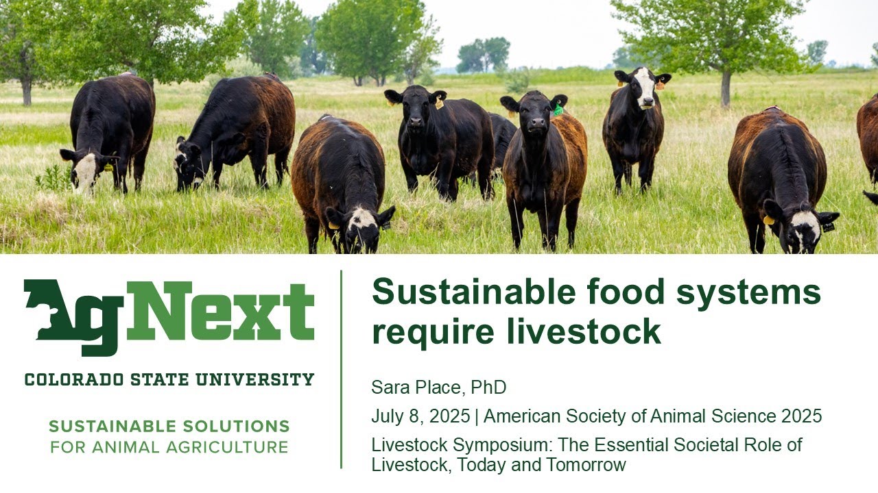 Sustainable food systems require livestock