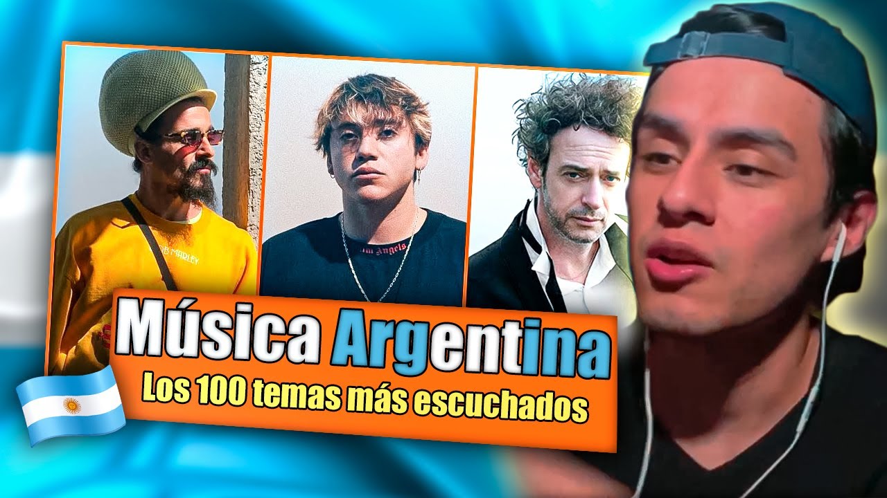 MEXICANO REACCIONA a Música ARGENTINA 🇦🇷 Los 100 temas más vistos