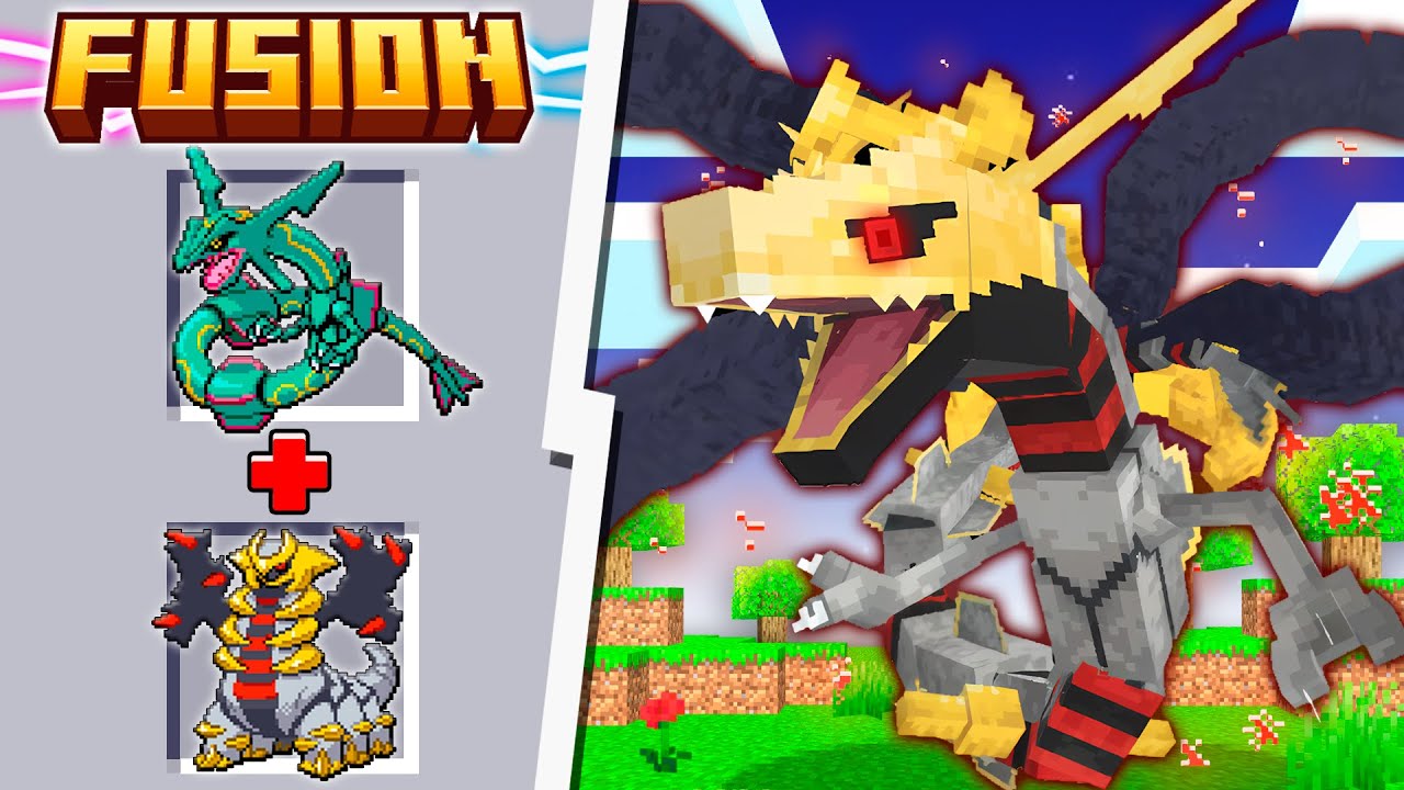 Hice la FUSIÓN de Pokémon Legendarios MÁS PODEROSA en Minecraft!