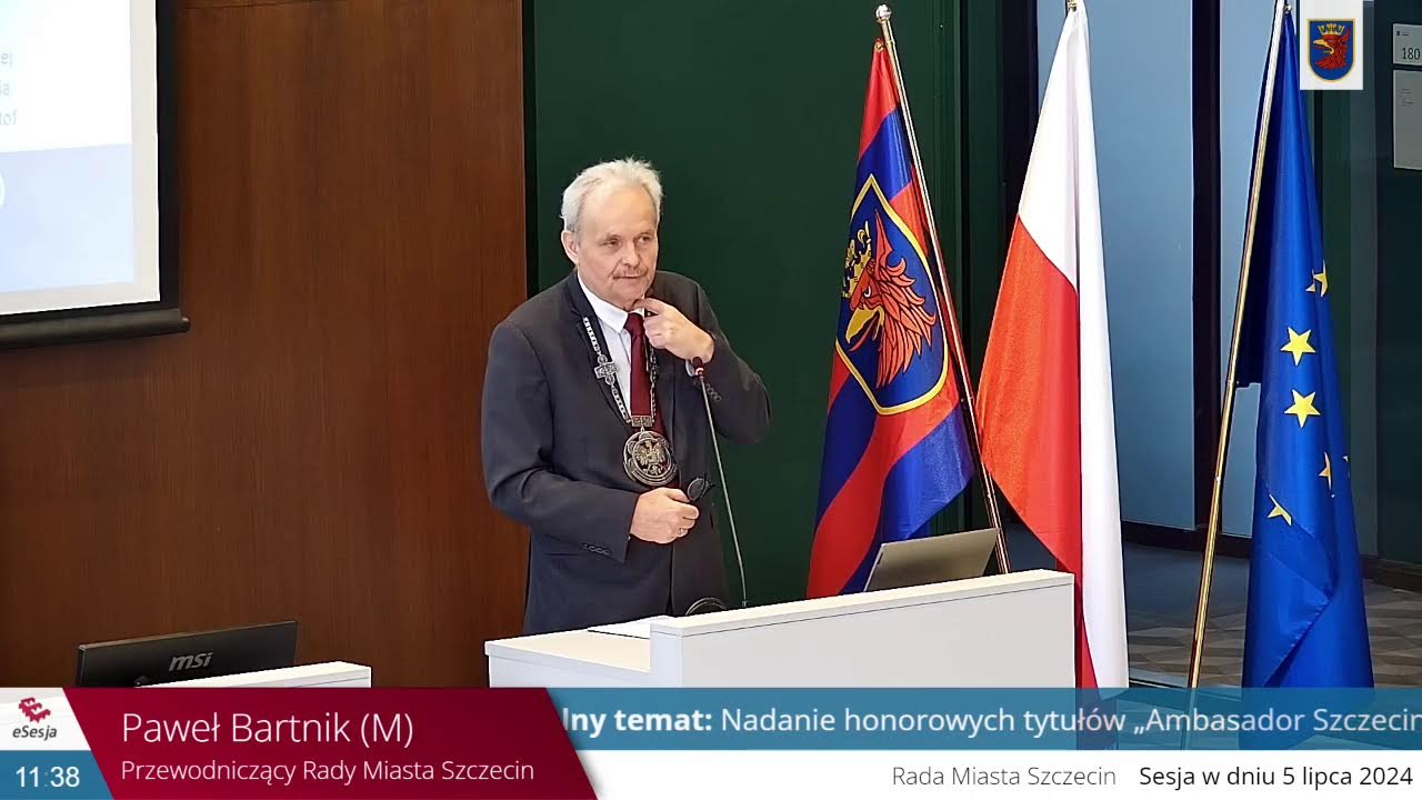 Sesja uroczysta Rady Miasta Szczecin