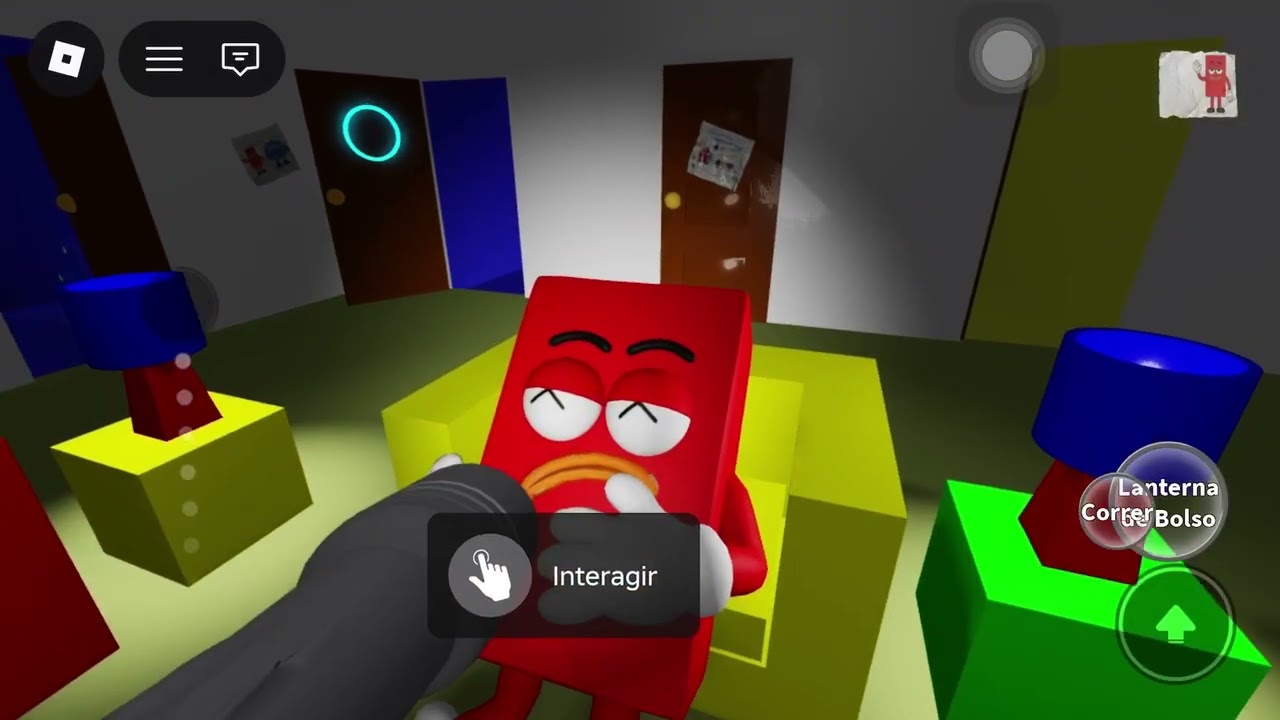 jogando save the shapes no ROBLOX!
