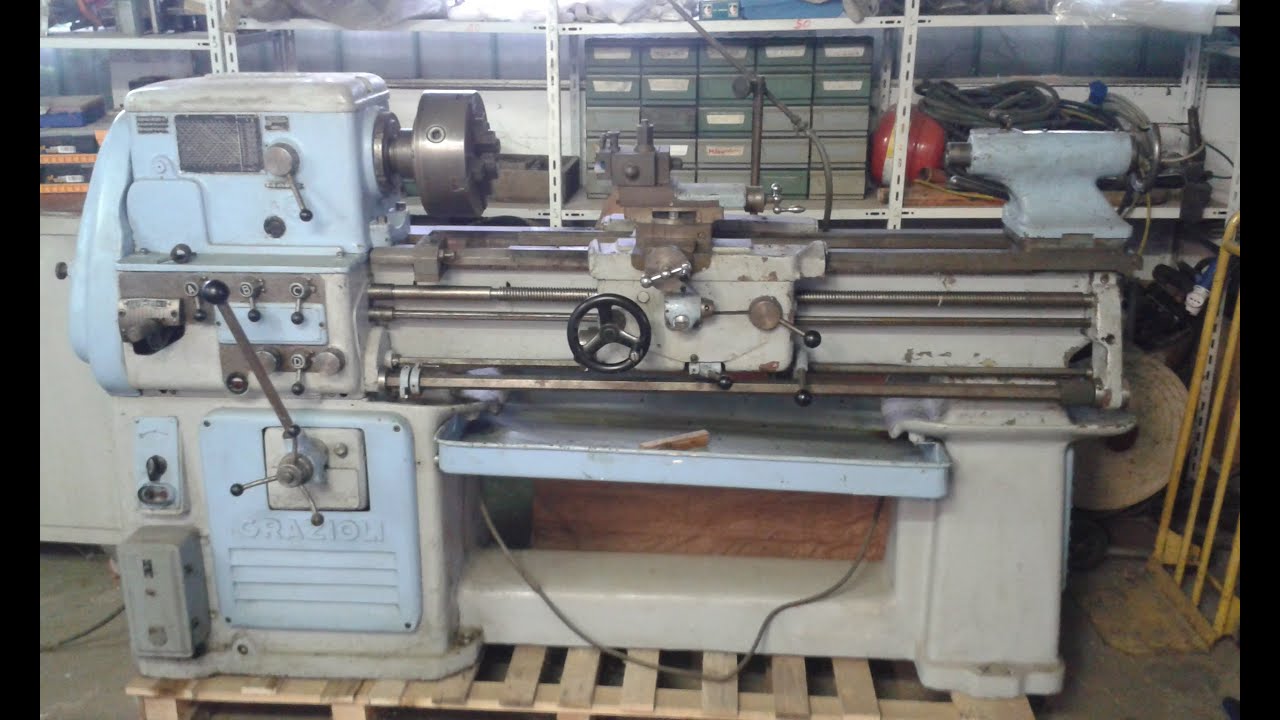 Restauro tornio Grazioli Dania 175 del 1956 PART 1