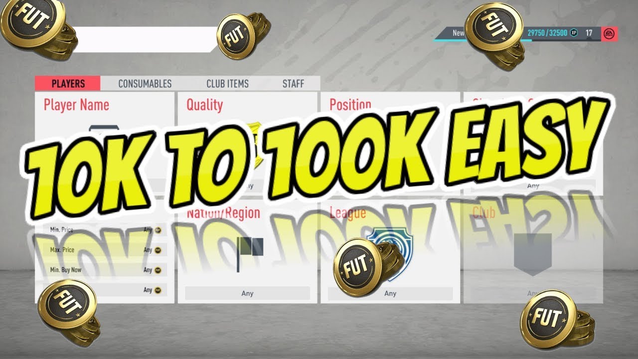 HOW TO MAKE 100K COINS EASY #1 - |FIFA 20 TRADING TIPS|