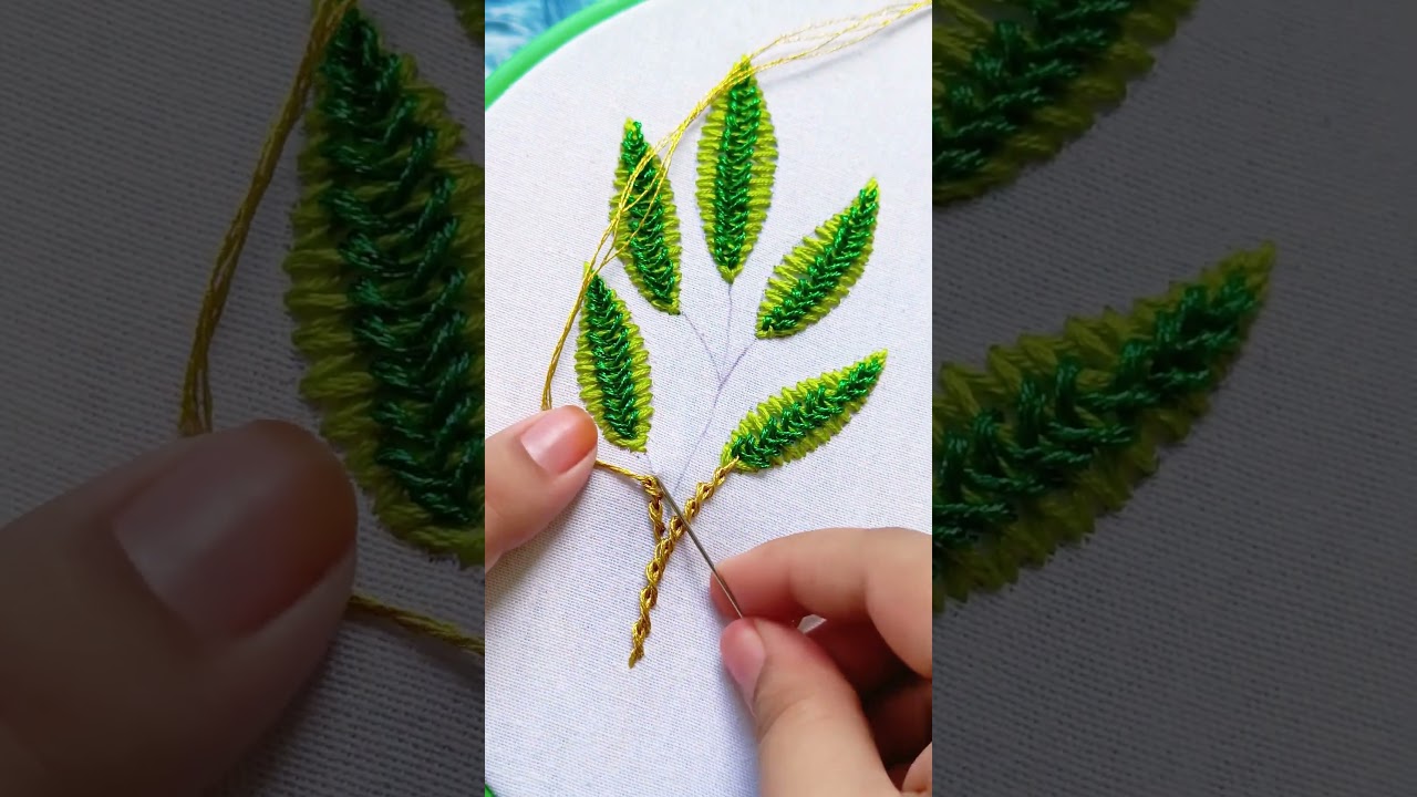 beautiful satisfying embroidery design 😍 