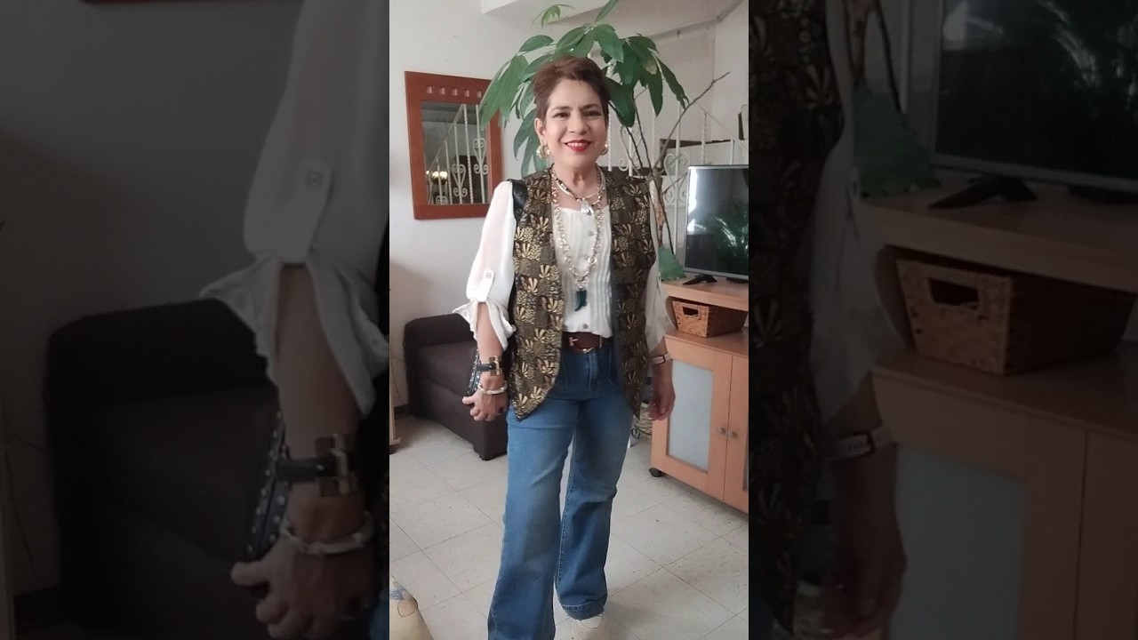 Estilo Bohemio , mujer mayor de 50.#ropadesegundamano #tianguishaul #style