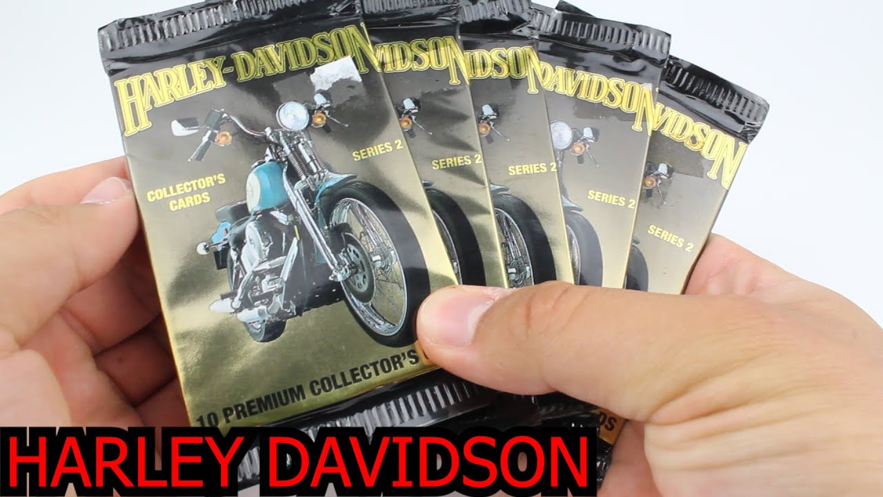 HARLEY DAVIDSON Card Collection - OPENING 5 PACKS - Mikes Cards and Stickers # 58