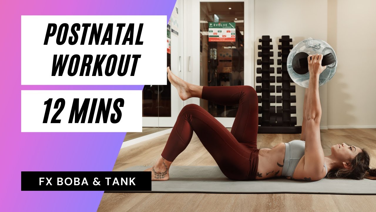 POSTNATAL EXERCISES WITH FX BOBA AND FX TANK | ZIGGY FROM JOINT DYNAMICS