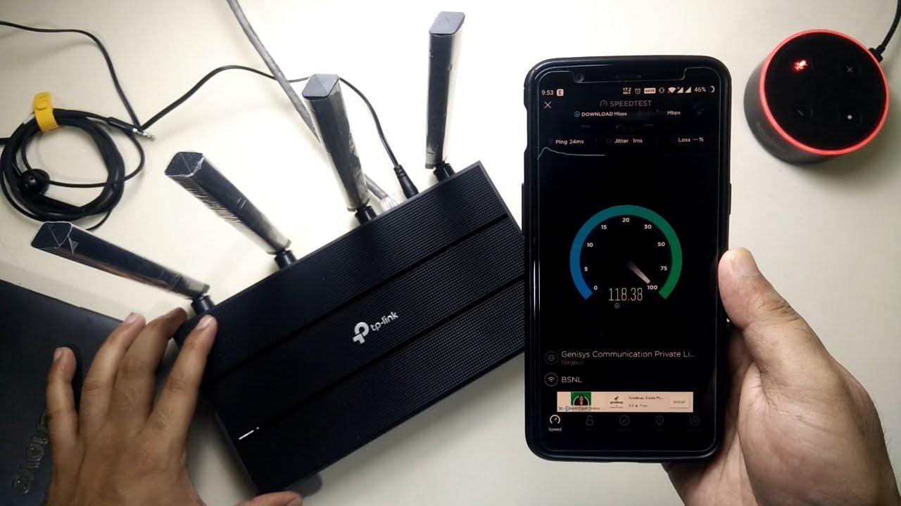 TP-Link Archer C6 | V3.2 | AC1200 | Распаковка | Настройка | BSNL | Тест скорости | Апрель 2021 г. |