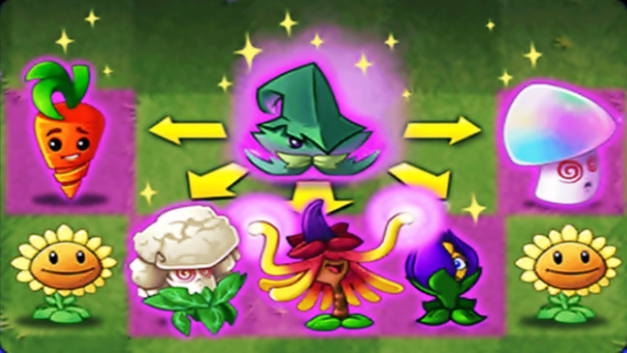 Plants vs. Zombies 2: Enchant Mint boost to all magical plants!