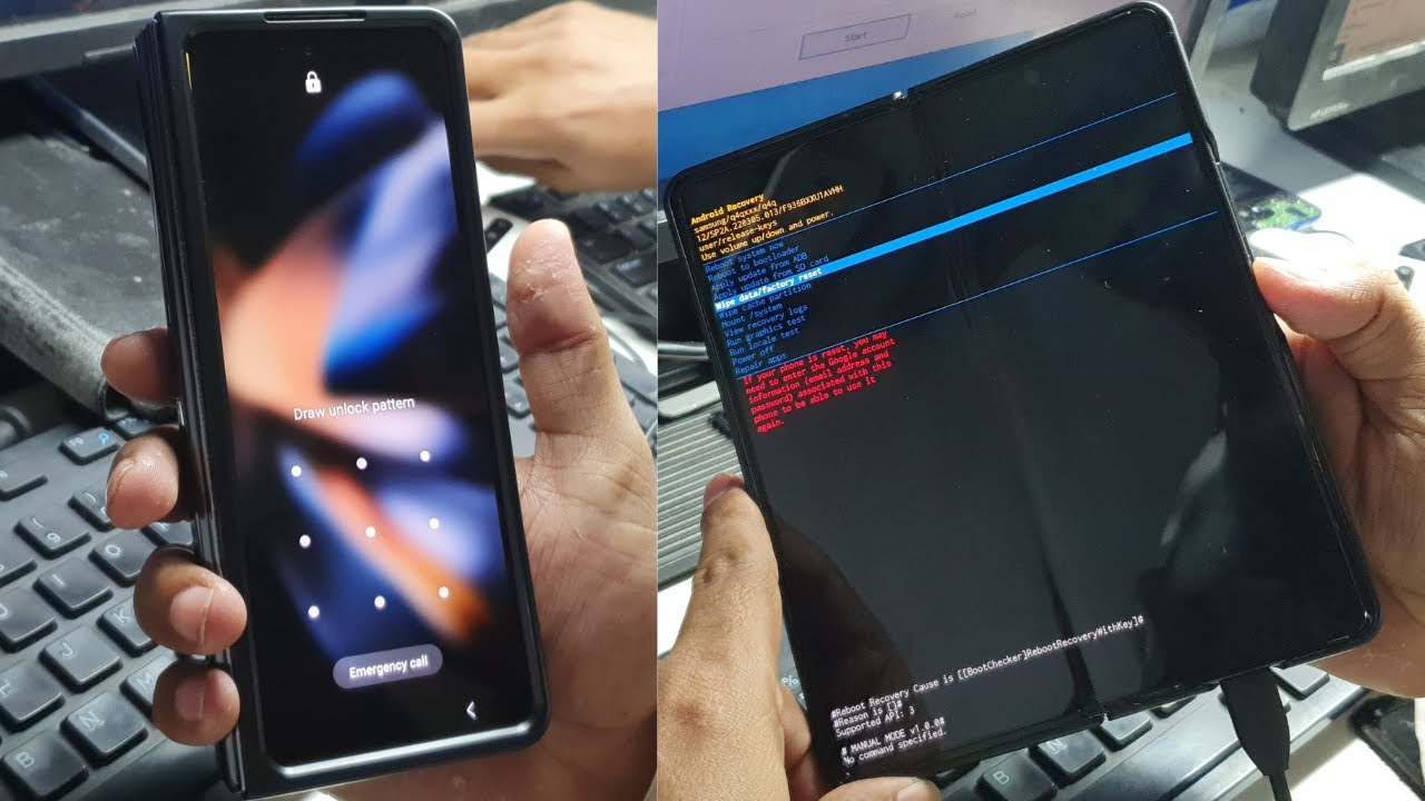 Hard Reset Samsung Galaxy Z Fold 4 Unlock Password || samsung z fold 4 hard reset || Samsung Fold 4
