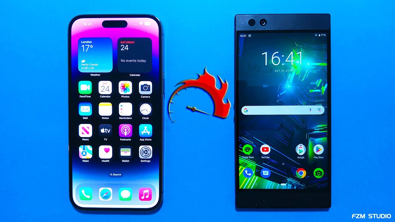 iPhone 14 Pro Max VS Razer Phone - Speed Test (4K)