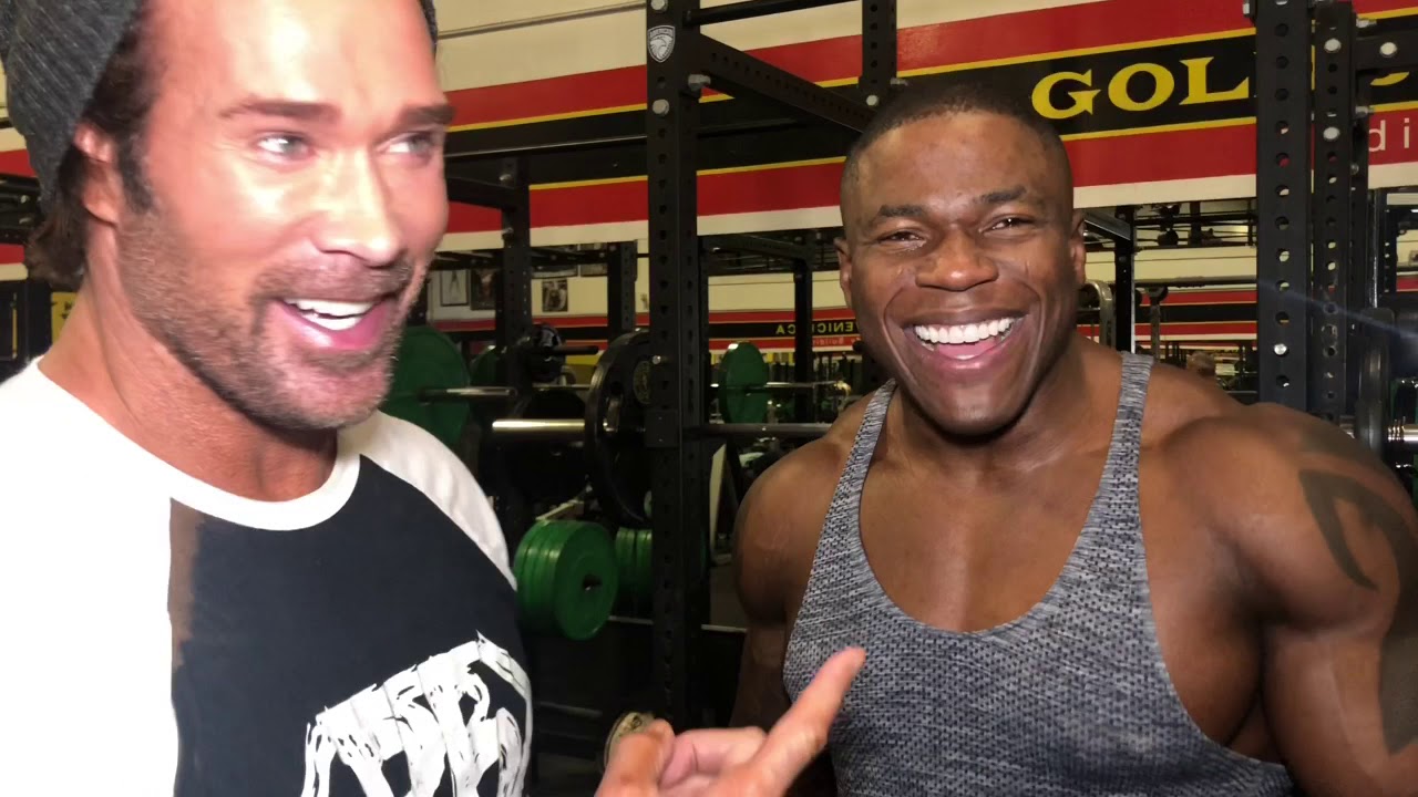 World champion Wole Adesemoye trains legs with Mike O'Hearn Part 1