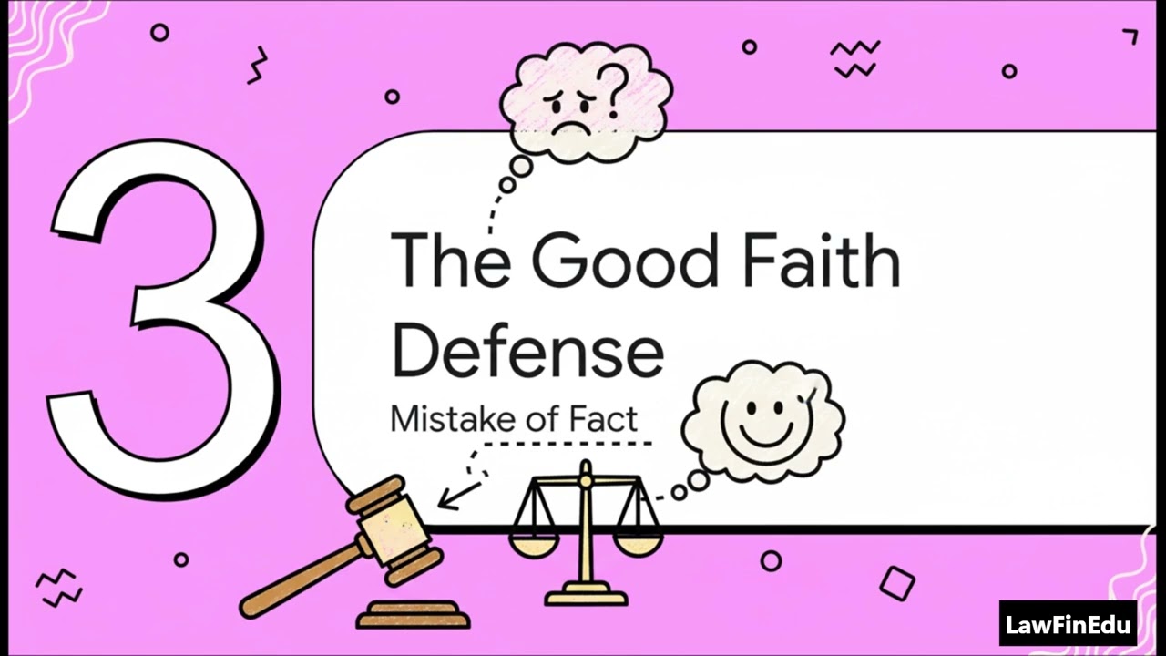 Mistake of Law vs Mistake of Fact | Criminal Law | LawFinEdu
