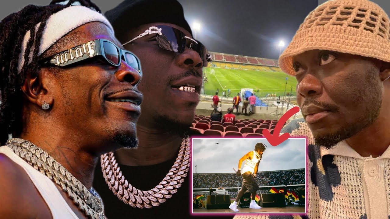 u can't compare urself 2 shatta.listen2 wht demedia sayn afta stoneb & fans couldn't fill de stadium