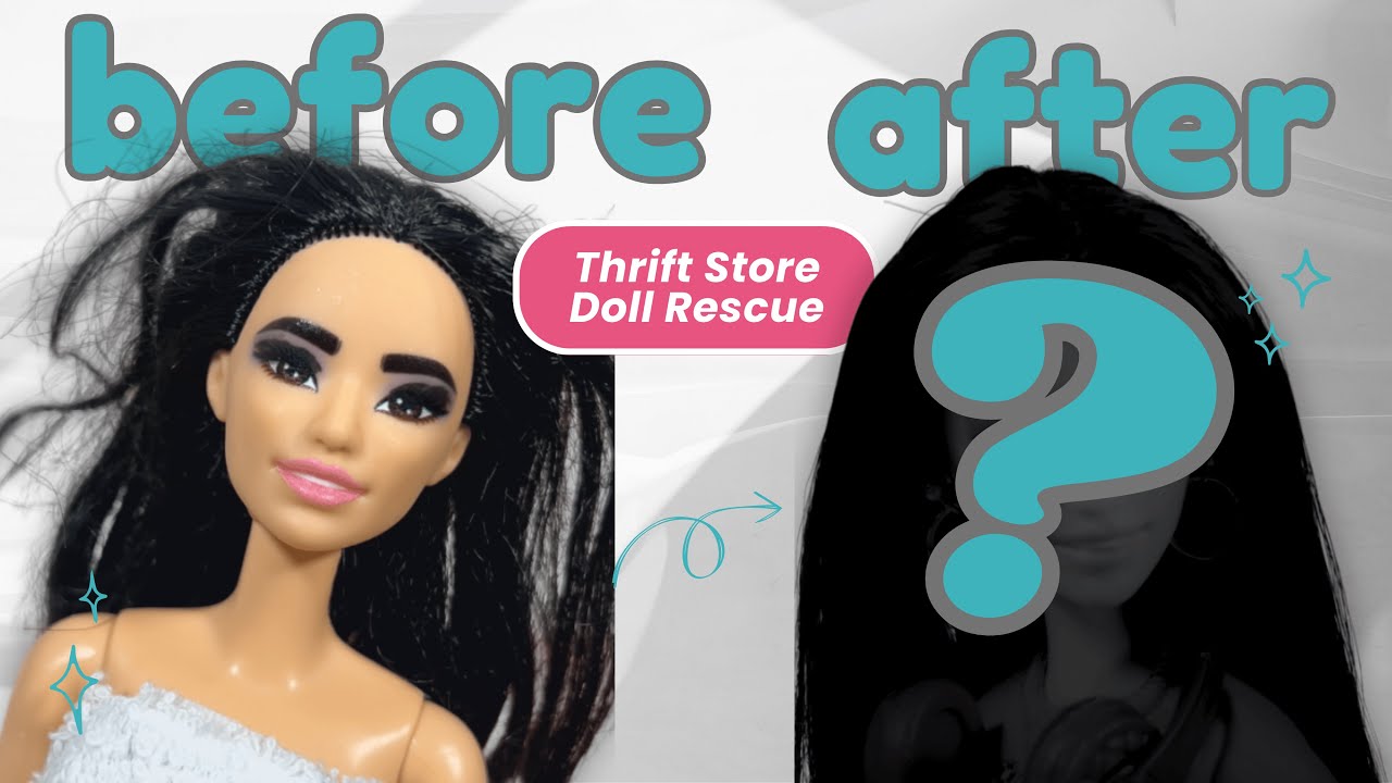 Thrift Store Doll Makeover - Lonely Leah - New Hair, New Clothes, New Life