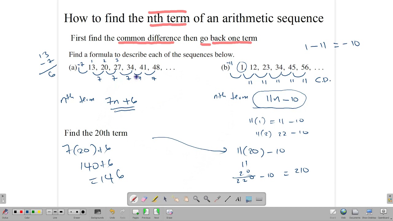 Number Sequence and Patterns