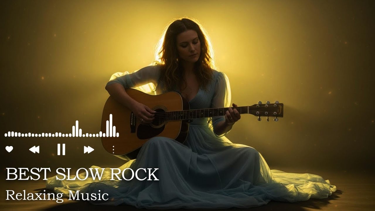 Golden Hour Slow Rock Love Songs | Heartfelt Melodies for Peaceful Nights