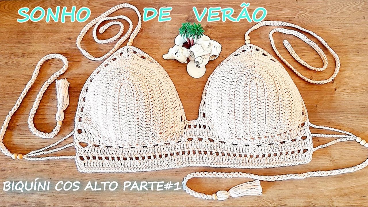 CROPPED DE CROCHÊ COM BOJO🤩