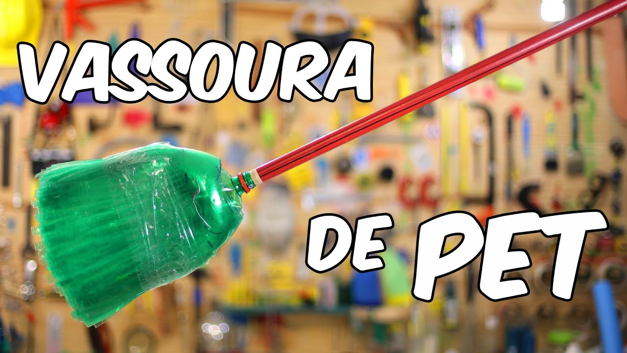 Como fazer VASSOURA DE GARRAFA PET