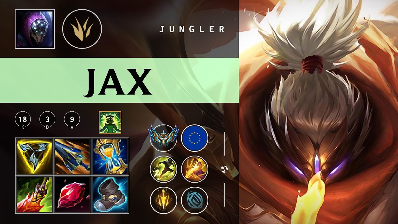 Jax Jungle vs Master Yi - EUW Challenger Patch 26.07