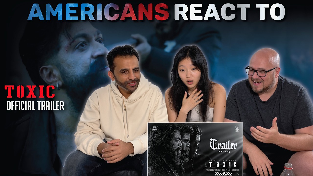 Toxic Official Trailer Reaction by New Yorkers | Rocking Star Yash | Geetu Mohandas