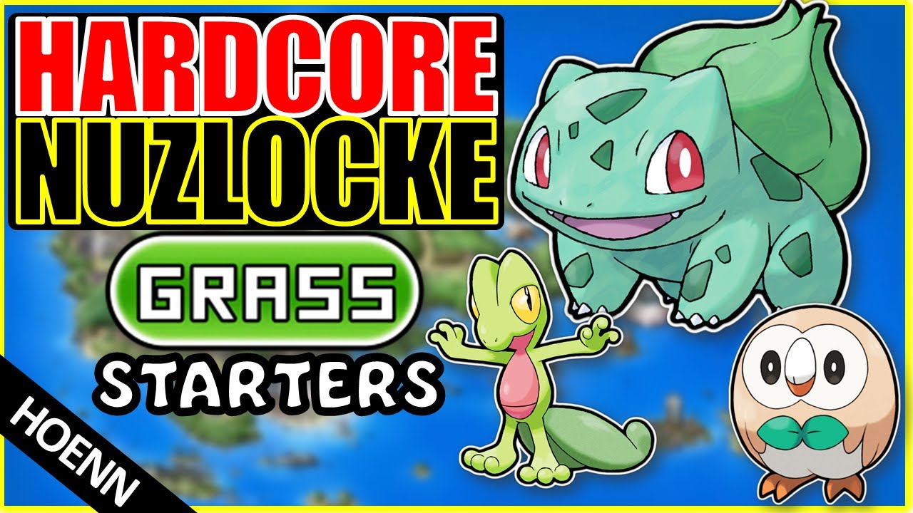Can I beat Pokémon Emerald using only Grass Starters? And it's a Hardcore Nuzlocke!