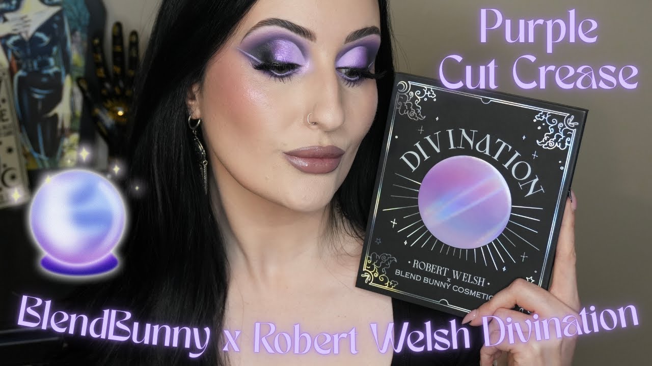 BlendBunny x Robert Welsh Divination 🔮 Old School Cut Crease tutorial