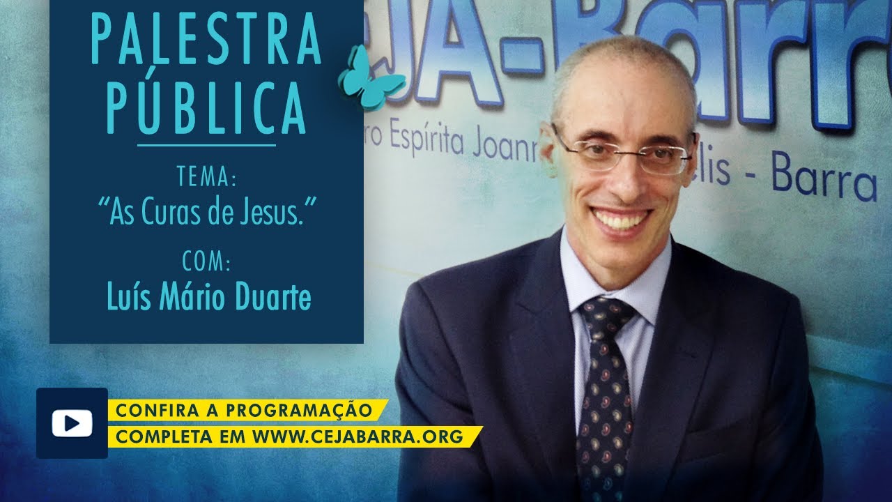 01 de agosto de 2020 - Lu&iacute;s M&aacute;rio Duarte - As Curas de Jesus