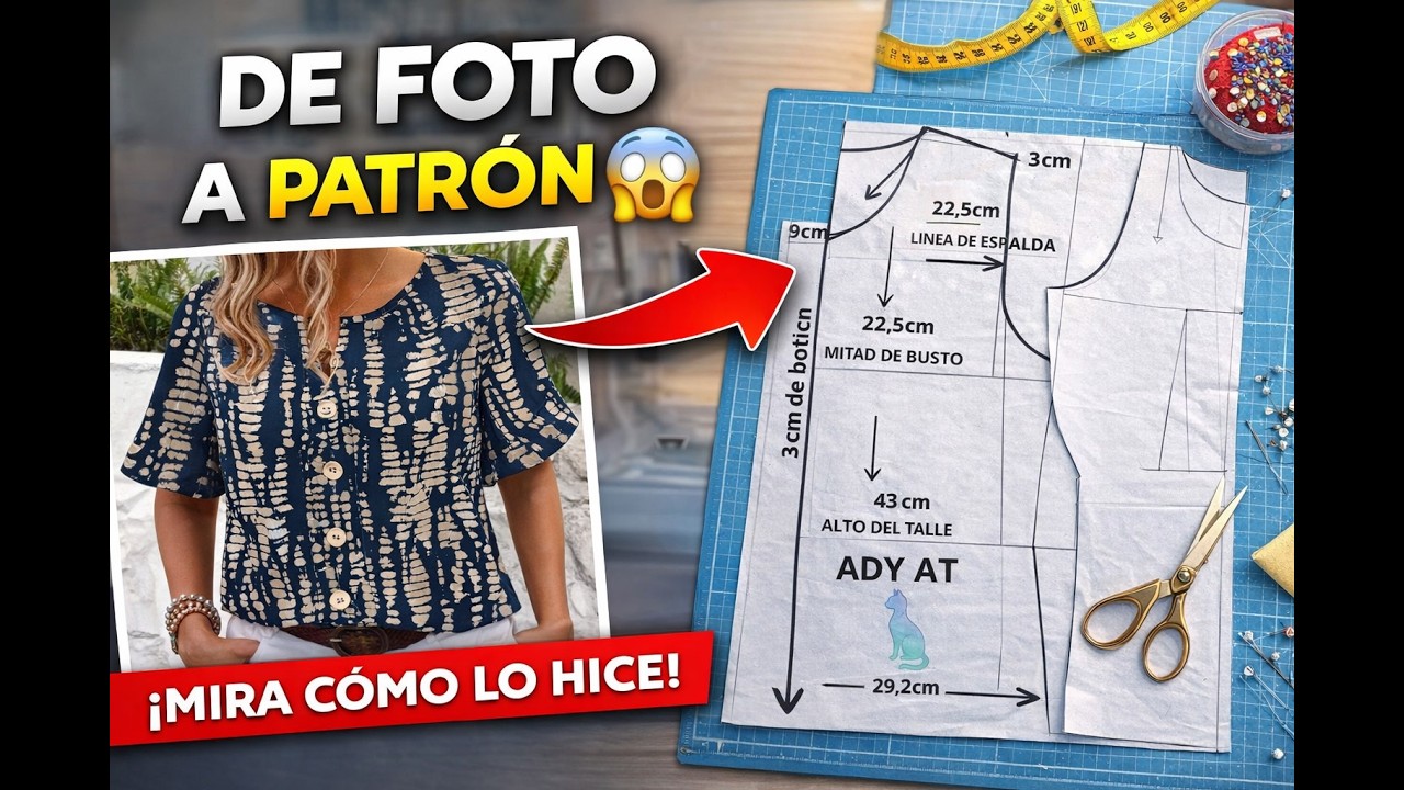 ¿Se puede sacar un patrón de una imagen? ¡Mira esto! 🔥