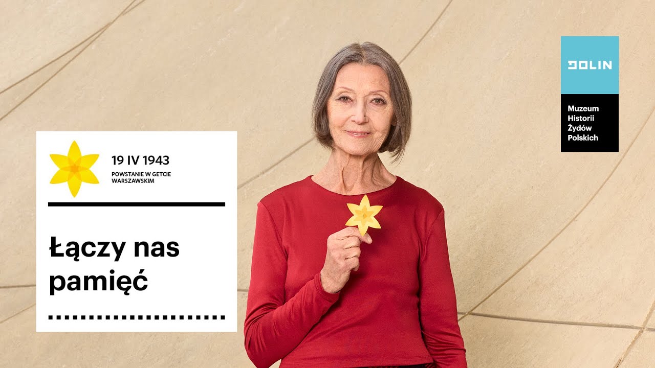 Akcja Żonkile 2025 - zaprasza Ewa Woydyłło-Osiatyńska - Ambasadorka | Muzeum POLIN