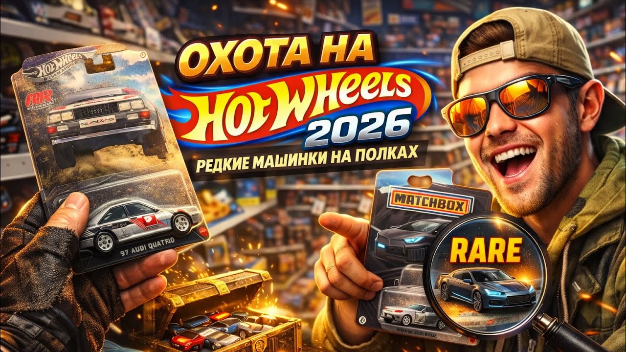 Hot Wheels/Хотвилс 2026 Охота за редкими моделями в магазине