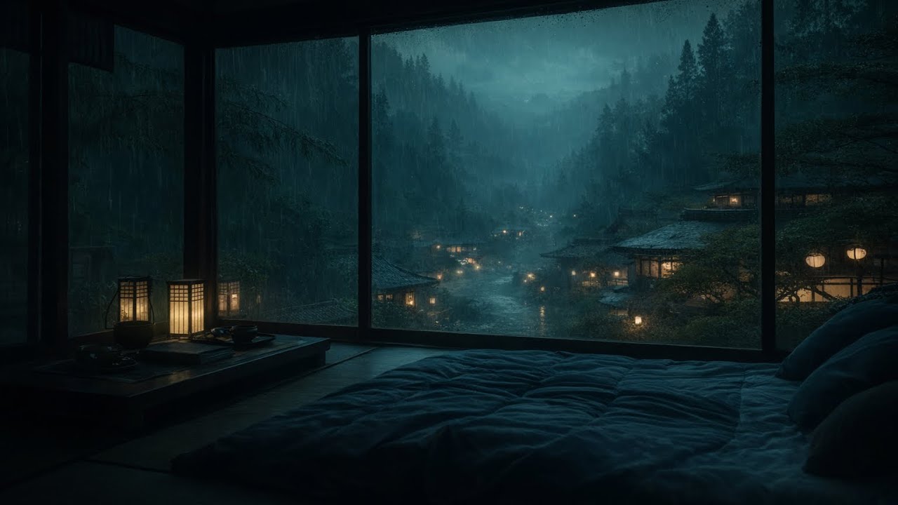 Perfect rain sound to help you fall asleep, study |2-h 100% relaxing 
