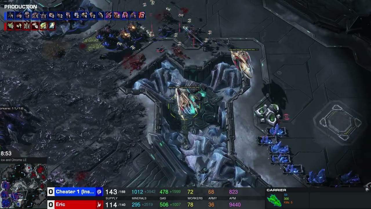 StarCraft II | 2026 03 19 | 1v1 Protoss (Python-Controlled) vs Cheater 1 Insane (Zerg AI)