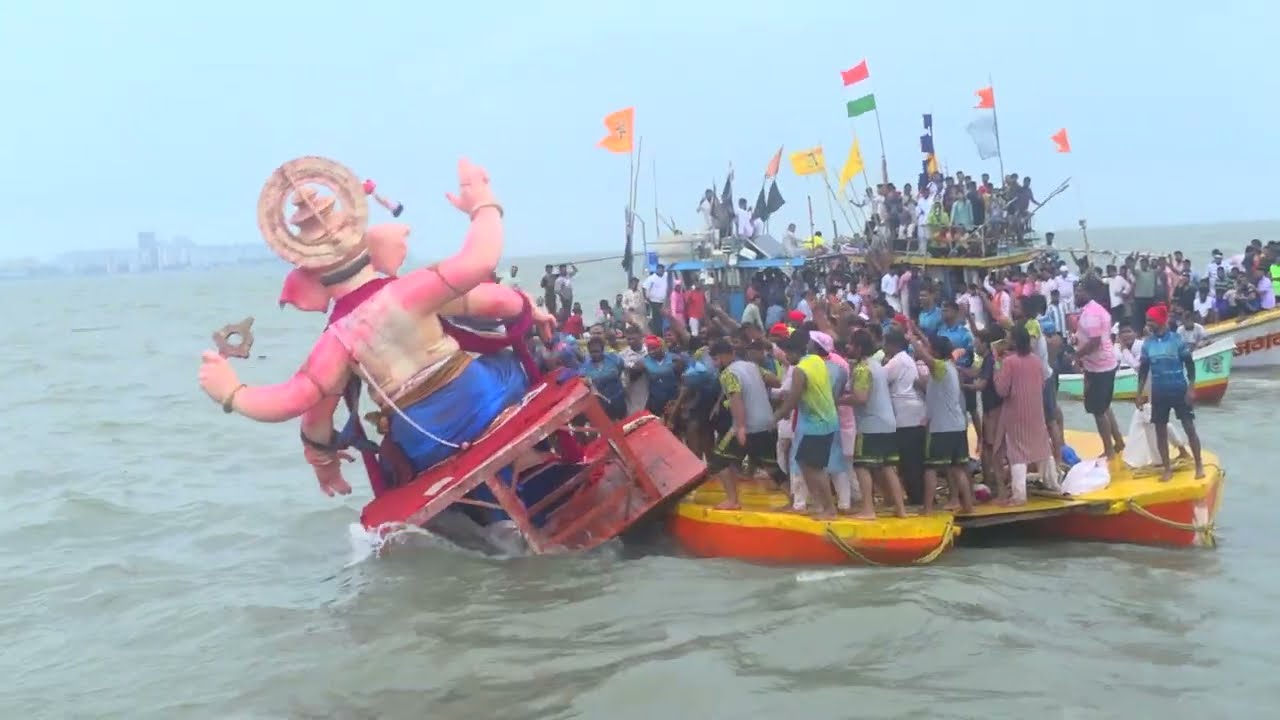 Umarkhadi Cha Raja Visarjan Sohala 2025 || देव माझा उमरखाडीचा राजा संपूर्ण विसर्जन सोहळा ❤️🥺