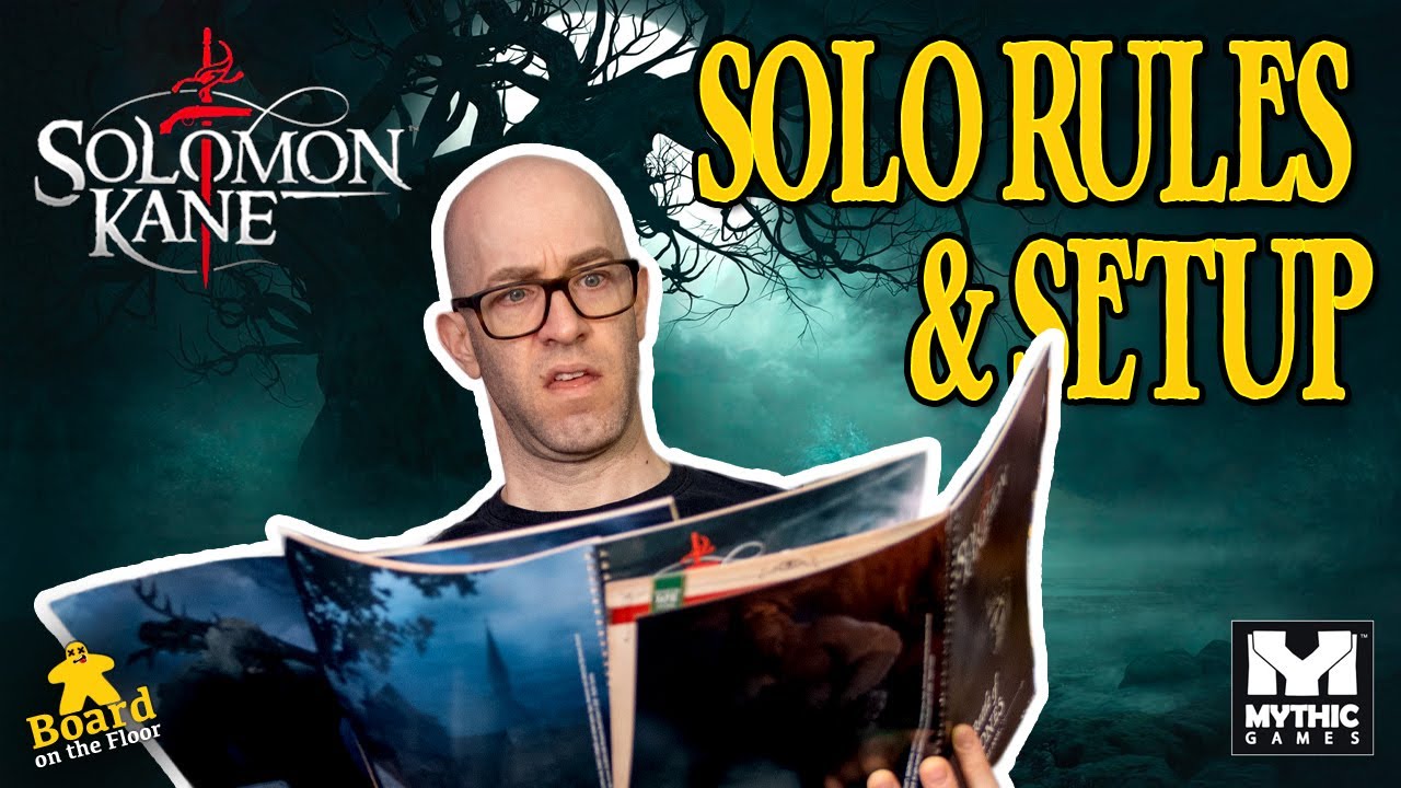 Solomon Kane Board Game | Solo Gameplay Rules & Setup